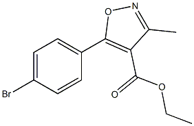 4-Isoxazolecarboxylic acid, 5-(4-broMophenyl)-3-Methyl-, ethyl e CAS#: 917388-58-0