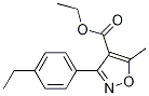 4-Isoxazolecarboxylic acid, 5-Methyl-3-(4-ethylphenyl)-,ethyl ester CAS#: 917388-45-5