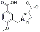 4-METHOXY-3-(4-NITRO-PYRAZOL-1-YLMETHYL)-BENZOIC ACID CAS#: 956204-53-8