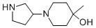 4-METHYL-1-(PYRROLIDIN-3-YL)PIPERIDIN-4-OL CAS#: 947150-05-2