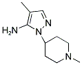 4-METHYL-2-(1-METHYL-PIPERIDIN-4-YL)-2H-PYRAZOL-3-YLAMINE CAS#: 907988-39-0