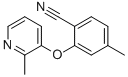 4-METHYL-2-[(2-METHYLPYRIDIN-3-YL)OXY]BENZONITRILE CAS#: 952308-04-2
