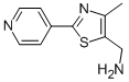 (4-METHYL-2-PYRID-4-YL-1,3-THIAZOL-5-YL)METHYLAMINE CAS#: 933742-59-7