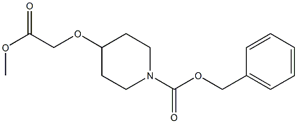 4-Methoxycarbonylmethoxy-piperidine-1-carboxylic acid benzyl ester CAS#: 933477-82-8