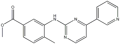 4-Methyl-3-[[4-(3-pyridinyl)-2-pyrimidinyl]amino]benzoic acid methyl ester CAS#: 917392-54-2