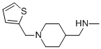 4-[(Methylamino)methyl]-1-(thien-2-ylmethyl)piperidine 97% CAS#: 930111-07-2