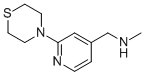 4-[(Methylamino)methyl]-2-(thiomorpholin-4-yl)pyridine CAS#: 906352-66-7