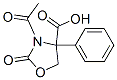 4-Oxazolidinecarboxylic  acid,  3-acetyl-2-oxo-4-phenyl- CAS#: 99155-32-5