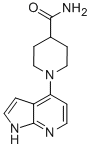 4-Piperidinecarboxamide, 1-(1H-pyrrolo[2,3-b]pyridin-4-yl)- CAS#: 931411-88-0