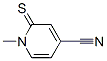 4-Pyridinecarbonitrile, 1,2-dihydro-1-methyl-2-thioxo- CAS#: 916880-41-6
