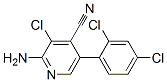 4-Pyridinecarbonitrile, 2-amino-3-chloro-5-(2,4-dichlorophenyl)- CAS#: 952206-52-9