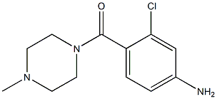 (4-amino-2-chloro-phenyl)-(4-methyl-piperazin-1-yl)-methanone CAS#: 919116-51-1