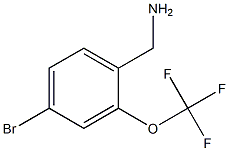 4-bromo-2-(trifluoromethoxy)benzenemethan amine CAS#: 947583-96-2
