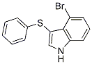 4-bromo-3-(phenylthio)-1H-indole CAS#: 945000-87-3
