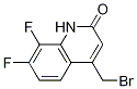 4-(bromomethyl)-7,8-difluoroquinolin-2(1H)-one CAS#: 953070-72-9