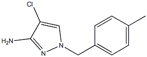 4-chloro-1-(4-methylbenzyl)-1H-pyrazol-3-amine CAS#: 956373-24-3