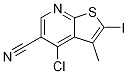 4-chloro-2-iodo-3-Methylthieno[2,3-b]pyridine-5-carbonitrile CAS#: 930293-15-5