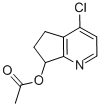 4-chloro-6,7-dihydro-5H-cyclopenta[b]pyridin-7-yl acetate CAS#: 945666-87-5