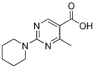 4-methyl-2-(1-piperidinyl)-5-pyrimidinecarboxylic acid(SALTDATA: FREE) CAS#: 924872-01-5