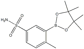 4-methyl-3-(4,4,5,5-tetramethyl-1,3,2-dioxaborolan-2-yl)benzenesulfonamide CAS#: 909187-69-5