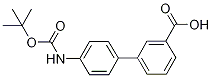 4'-[(tert-Butoxycarbonyl)amino]biphenyl-3-carboxylic acid, 4'-[(tert-Butoxycarbonyl)amino]-3-carboxybiphenyl, 3-{4-[(tert-Butoxycarbonyl)amino]phenyl}benzoic acid CAS#: 927801-51-2