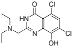 4(3H)-Quinazolinone,  5,7-dichloro-2-[(diethylamino)methyl]-8-hydroxy- CAS#: 953760-09-3