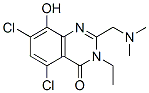 4(3H)-Quinazolinone,  5,7-dichloro-2-[(dimethylamino)methyl]-3-ethyl-8-hydroxy- CAS#: 953843-84-0