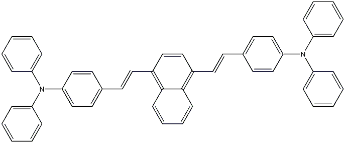 4,4'-[1,4-Naphthalenediyldi-(1E)-2,1-ethenediyl]bis[N,N-diphenylbenzenamine] CAS#: 952065-58-6