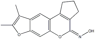 (4E)-N-hydroxy-8,9-dimethyl-2,3-dihydrocyclopenta[c]furo[3,2-g]chromen-4(1H)-imine CAS#: 951954-04-4