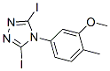 4H-1,2,4-Triazole, 3,5-diiodo-4-(3-methoxy-4-methylphenyl)- CAS#: 944642-15-3