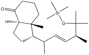 4H-Inden-4-one, ctahydro-7a-Methyl-1-[(1S,2E,4S)-1,4,5-triMethyl-5-[(triMethylsilyl)oxy]-2-hexen-1-yl]-, (1R,3aR,7aR)- CAS#: 905932-25-4