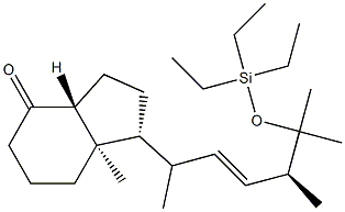 4H-Inden-4-one, octahydro-7a-Methyl-1-[(1R,2E,4S)-1,4,5-triMethyl-5-[(triethylsilyl)oxy]-2-hexen-1-yl]-, (1R,3aR,7aR)- CAS#: 950586-26-2