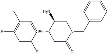 (4R,5R)-5-aMino-1-benzyl-4-(2,4,5-trifluorophenyl)piperidin-2-one CAS#: 936482-13-2