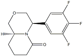 (4R,9aS)-4-(3,4,5-trifluorophenyl)hexahydropyrido[2,1-c][1,4]oxazin-6(1H)-one CAS#: 937816-17-6