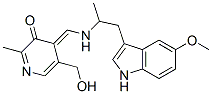 (4Z)-5-(hydroxymethyl)-4-[[1-(5-methoxy-1H-indol-3-yl)propan-2-ylamino ]methylidene]-2-methyl-pyridin-3-one CAS#: 98497-91-7