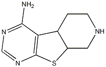 4b,5,6,7,8,8a-hexahydropyrido[4',3':4,5]thieno[2,3-d]pyriMidin-4-aMine CAS#: 923133-15-7