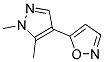 5-(1,5-DIMETHYL-1H-PYRAZOL-4-YL)-ISOXAZOLE CAS#: 925179-53-9