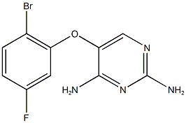 5-(2-Bromo-5-fluorophenoxy)-pyrimidine-2,4-diamine CAS#: 935534-20-6