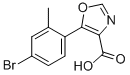 5-(2-METHYL-4-BROMOPHENYL)-1,3-OXAZOLE-4-CARBOXYLIC ACID CAS#: 914220-38-5