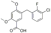 5-(3-chloro-2-fluorobenzyl)-2,4-diMethoxybenzoic acid CAS#: 949465-79-6