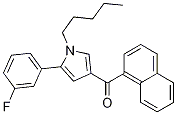 (5-(3-fluorophenyl)-1-pentyl-1H-pyrrol-3-yl)(naphthalen-1-yl)Methanone CAS#: 914458-31-4