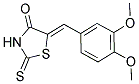 5-((3,4-DIMETHOXYPHENYL)METHYLENE)-2-THIOXO-1,3-THIAZOLIDIN-4-ONE CAS#: 948016-52-2