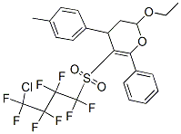 5-(4-CHLORO-1,1,2,2,3,3,4,4-OCTAFLUOROBUTYLSULFONYL)-2-ETHOXY-6-PHENYL-4-P-TOLYL-3,4-DIHYDRO-2H-PYRAN CAS#: 905560-38-5