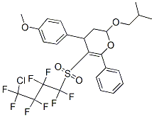 5-(4-CHLORO-1,1,2,2,3,3,4,4-OCTAFLUOROBUTYLSULFONYL)-2-ISOBUTOXY-4-(4-METHOXYPHENYL)-6-PHENYL-3,4-DIHYDRO-2H-PYRAN CAS#: 905560-37-4