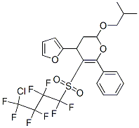 5-(4-CHLORO-1,1,2,2,3,3,4,4-OCTAFLUOROBUTYLSULFONYL)-4-(FURAN-2-YL)-2-ISOBUTOXY-6-PHENYL-3,4-DIHYDRO-2H-PYRAN CAS#: 905560-40-9