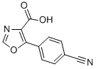 5-(4-CYANOPHENYL)-OXAZOLE-4-CARBOXYLIC ACID CAS#: 914220-32-9