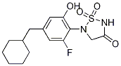 5-[4-(Cyclohexylmethyl)-2-fluoro-6-hydroxyphenyl]-1,2,5-thiadiazolidin-3-one 1,1-dioxide CAS#: 941607-78-9
