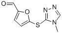 5-[(4-METHYL-4H-1,2,4-TRIAZOL-3-YL)THIO]-2-FURALDEHYDE CAS#: 938459-16-6