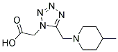(5-[(4-METHYLPIPERIDIN-1-YL)METHYL]-1H-TETRAZOL-1-YL)ACETIC ACID CAS#: 924858-68-4
