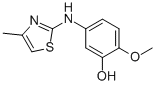 5-(4-METHYLTHIAZOL-2-YLAMINO)-2-METHOXYPHENOL CAS#: 933045-64-8